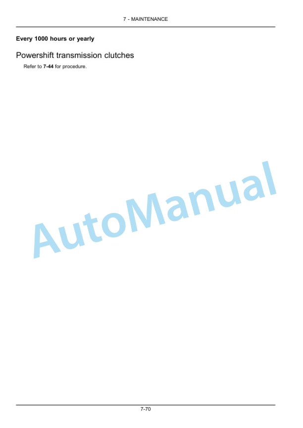 New Holland T9.435, T9.480, T9.530, T9.565, T9.600, T9.645, T9.700 Stage IV Tractor Operation and Maintenance Manual 47982436-5