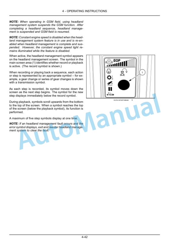 New Holland T9.435, T9.480, T9.530, T9.565, T9.600, T9.645, T9.700 Tier 4B Final Tractor Operation and Maintenance Manual 84562249-3