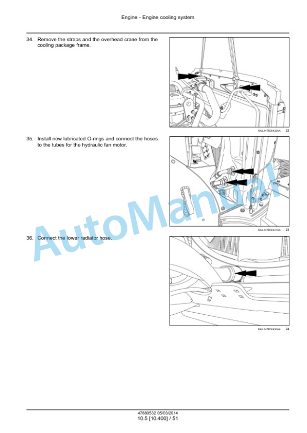 New Holland T9.435, T9.480, T9.530, T9.565, T9.600, T9.645, T9.700 Tier 4B Final Tractor Service Manual 47687979 3 New Holland T9.435, T9.480, T9.530, T9.565, T9.600, T9.645, T9.700 Tier 4B Final Tractor Service Manual 47687979 - Image 3