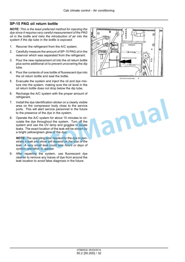 New Holland T9.435, T9.480, T9.530, T9.565, T9.600, T9.645, T9.700 Tier 4B Final Tractor Service Manual 47687984 5 New Holland T9.435, T9.480, T9.530, T9.565, T9.600, T9.645, T9.700 Tier 4B Final Tractor Service Manual 47687984 - Image 5