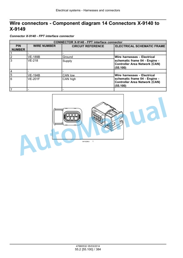 New Holland T9.435, T9.480, T9.530, T9.565, T9.600, T9.645, T9.700 Tier 4B Final Tractor Service Manual 47881879 5 New Holland T9.435, T9.480, T9.530, T9.565, T9.600, T9.645, T9.700 Tier 4B Final Tractor Service Manual 47881879-5