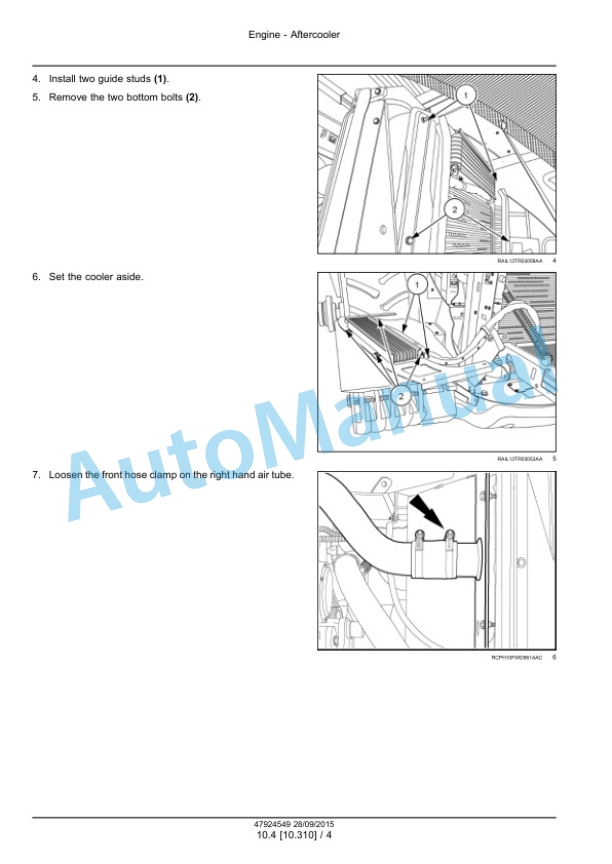 New Holland T9.435, T9.480, T9.530, T9.565, T9.600, T9.645, T9.700 Tier 4B Final Tractor Service Manual 47936388 3 New Holland T9.435, T9.480, T9.530, T9.565, T9.600, T9.645, T9.700 Tier 4B Final Tractor Service Manual 47936388 - Image 3