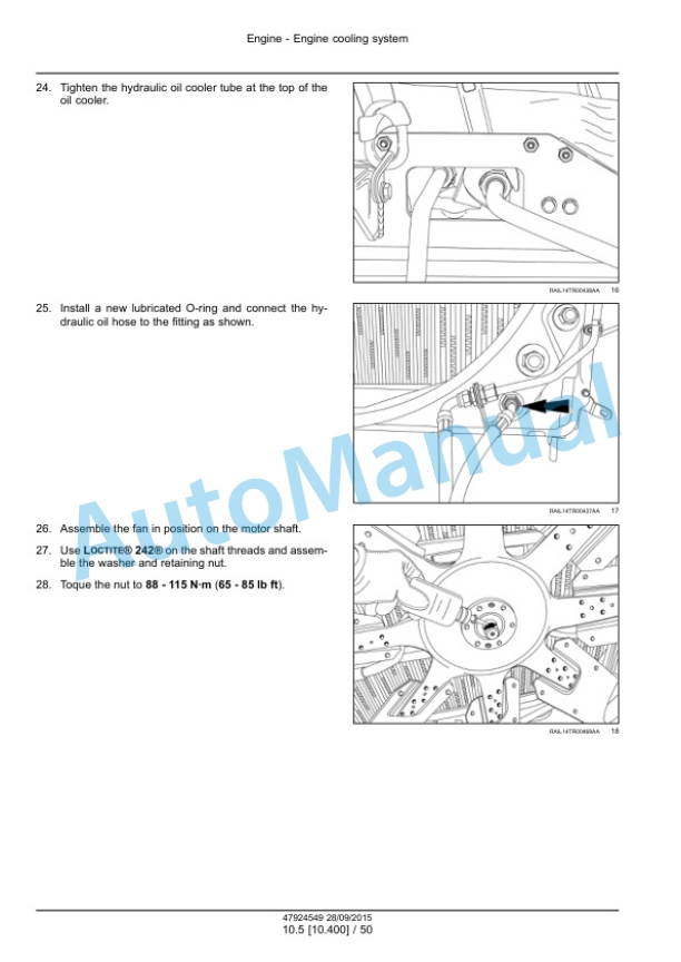 New Holland T9.435, T9.480, T9.530, T9.565, T9.600, T9.645, T9.700 Tier 4B Final Tractor Service Manual 47936388 4 New Holland T9.435, T9.480, T9.530, T9.565, T9.600, T9.645, T9.700 Tier 4B Final Tractor Service Manual 47936388 - Image 4