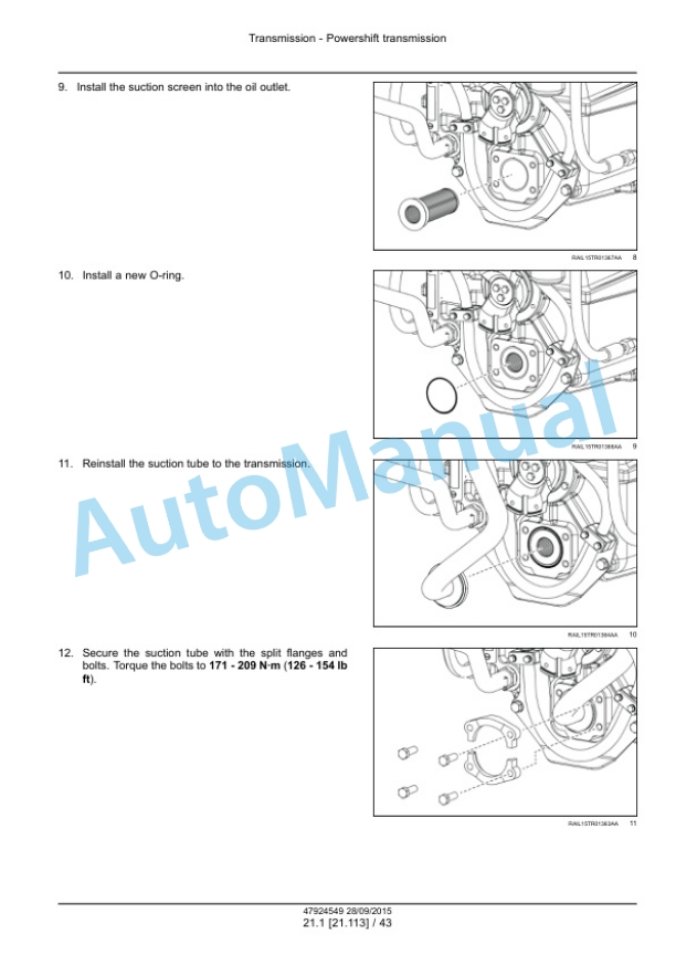 New Holland T9.435, T9.480, T9.530, T9.565, T9.600, T9.645, T9.700 Tier 4B Final Tractor Service Manual 47936389 2 New Holland T9.435, T9.480, T9.530, T9.565, T9.600, T9.645, T9.700 Tier 4B Final Tractor Service Manual 47936389-2