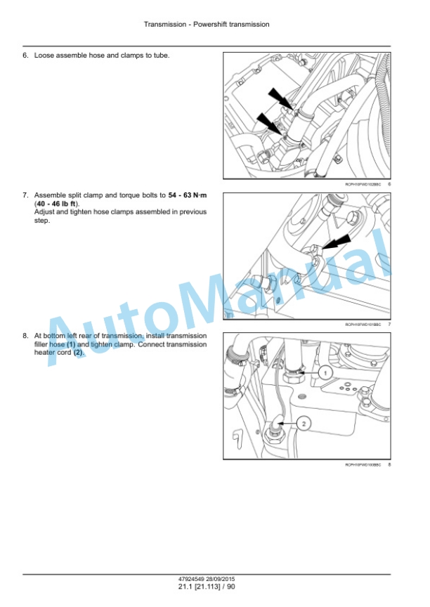 New Holland T9.435, T9.480, T9.530, T9.565, T9.600, T9.645, T9.700 Tier 4B Final Tractor Service Manual 47936389 3 New Holland T9.435, T9.480, T9.530, T9.565, T9.600, T9.645, T9.700 Tier 4B Final Tractor Service Manual 47936389-3