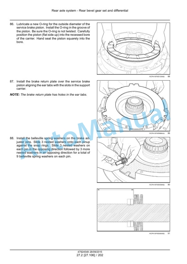 New Holland T9.435, T9.480, T9.530, T9.565, T9.600, T9.645, T9.700 Tier 4B Final Tractor Service Manual 47936392 5 New Holland T9.435, T9.480, T9.530, T9.565, T9.600, T9.645, T9.700 Tier 4B Final Tractor Service Manual 47936392-5