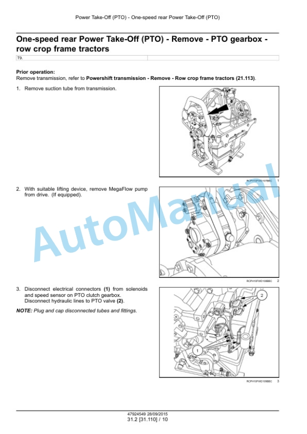 New Holland T9.435, T9.480, T9.530, T9.565, T9.600, T9.645, T9.700 Tier 4B Final Tractor Service Manual 47936393 3 New Holland T9.435, T9.480, T9.530, T9.565, T9.600, T9.645, T9.700 Tier 4B Final Tractor Service Manual 47936393 - Image 3
