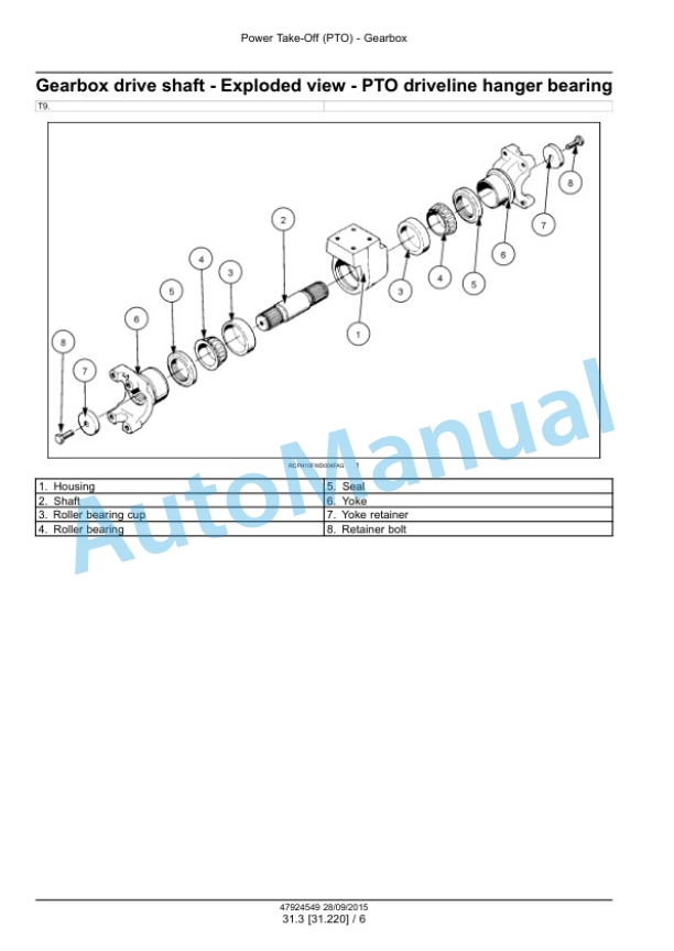 New Holland T9.435, T9.480, T9.530, T9.565, T9.600, T9.645, T9.700 Tier 4B Final Tractor Service Manual 47936393 4 New Holland T9.435, T9.480, T9.530, T9.565, T9.600, T9.645, T9.700 Tier 4B Final Tractor Service Manual 47936393 - Image 4