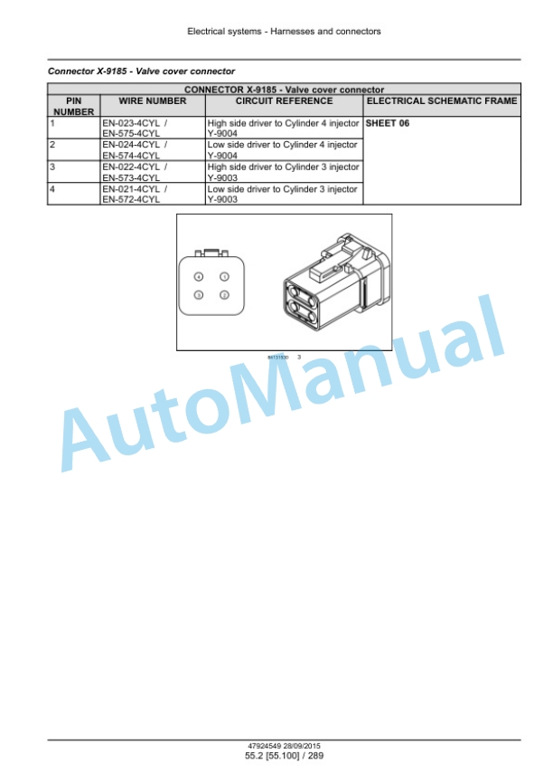 New Holland T9.435, T9.480, T9.530, T9.565, T9.600, T9.645, T9.700 Tier 4B Final Tractor Service Manual 47936397 2 New Holland T9.435, T9.480, T9.530, T9.565, T9.600, T9.645, T9.700 Tier 4B Final Tractor Service Manual 47936397-2