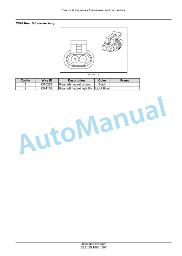 New Holland T9.435, T9.480, T9.530, T9.565, T9.600, T9.645, T9.700 Tier 4B Final Tractor Service Manual 47936397 5 New Holland T9.435, T9.480, T9.530, T9.565, T9.600, T9.645, T9.700 Tier 4B Final Tractor Service Manual 47936397-5
