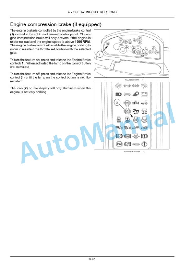 New Holland T9.450, T9.505, T9.560, T9.615, T9.670 Tier 2 Tractor Operation and Maintenance Manual 47982475-3