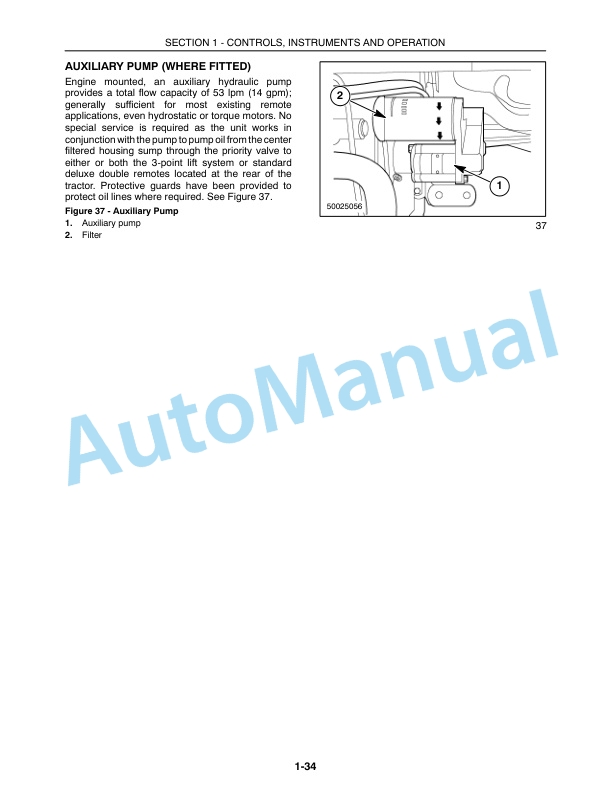 New Holland TB120 Mudder Tractor Operation and Maintenance Manual 87039955 3 New Holland TB120 Mudder Tractor Operation and Maintenance Manual 87039955-3