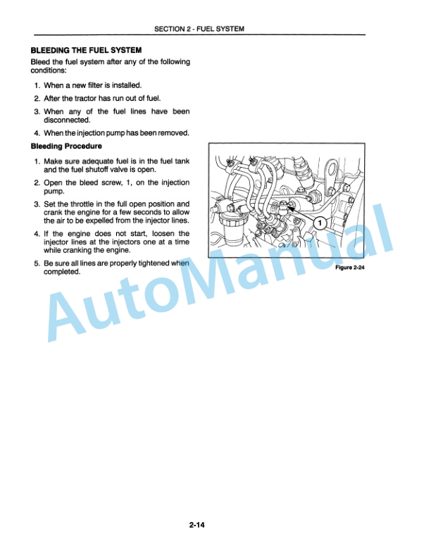 New Holland TC18, TC21, TC21D Repair Manual 86590939 5 New Holland TC18, TC21, TC21D Repair Manual 86590939-5