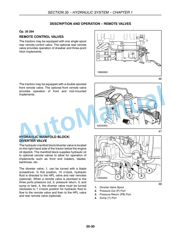 New Holland TC21DA, TC24DA Tractor Repair Manual 87053140 4 New Holland TC21DA, TC24DA Tractor Repair Manual 87053140 - Image 4
