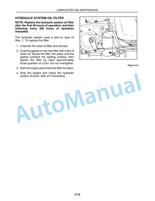 New Holland TC25, TC29, TC33 Operation and Maintenance Manual 86588004 4 New Holland TC25, TC29, TC33 Operation and Maintenance Manual 86588004-4