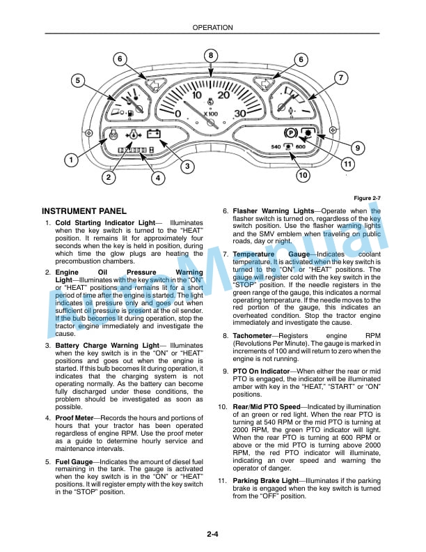 New Holland TC25D, TC29D, TC33D Operation and Maintenance Manual 86587311 2 New Holland TC25D, TC29D, TC33D Operation and Maintenance Manual 86587311-2