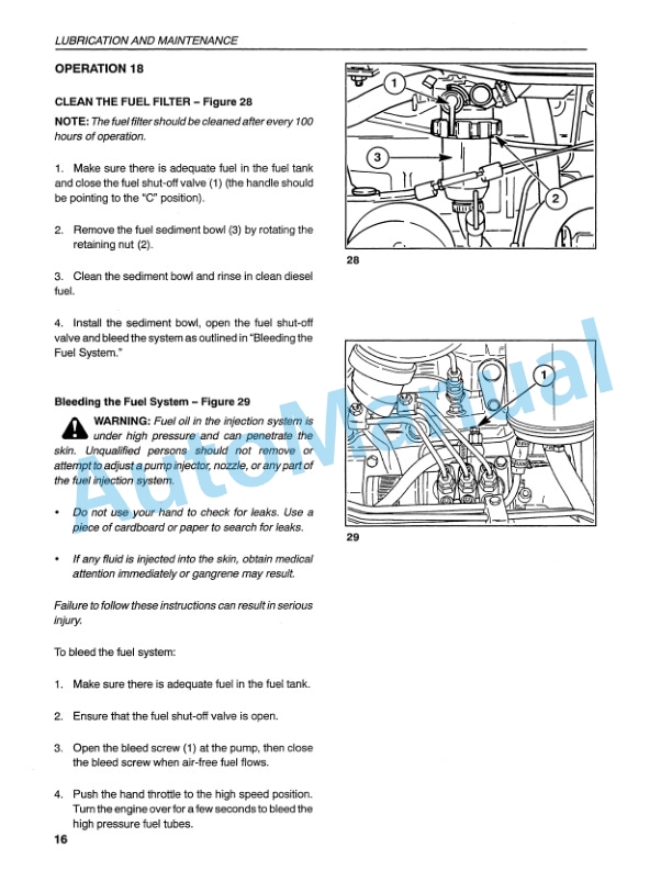 New Holland TC27D Compact Tractor Operation and Maintenance Manual 86543863 4 New Holland TC27D Compact Tractor Operation and Maintenance Manual 86543863-4