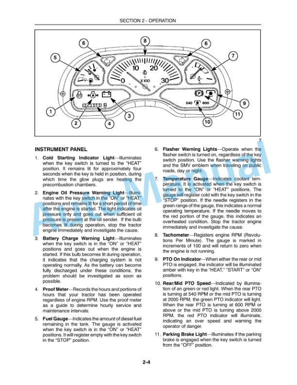 New Holland TC29D, TC33D Operation and Maintenance Manual 86978994 2 New Holland TC29D, TC33D Operation and Maintenance Manual 86978994-2