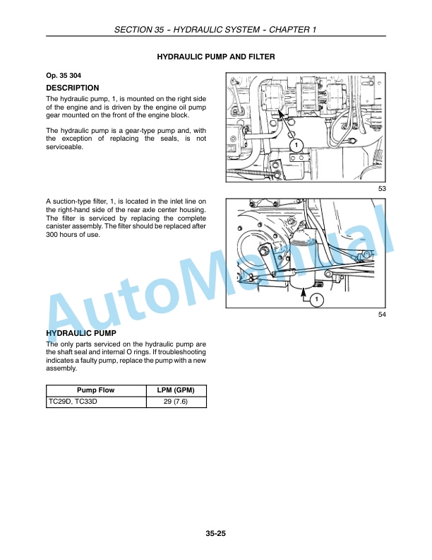 New Holland TC29D, TC33D Tractor Repair Manual 87036760 4 New Holland TC29D, TC33D Tractor Repair Manual 87036760 - Image 4