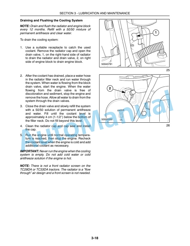 New Holland TC29DA, TC33DA Tractor Operation and Maintenance Manual 87308863 4 New Holland TC29DA, TC33DA Tractor Operation and Maintenance Manual 87308863-4