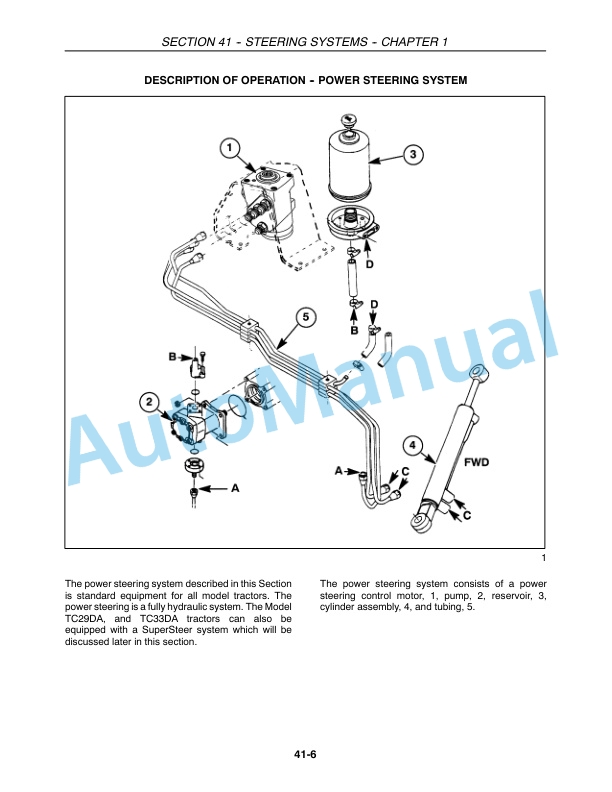 New Holland TC29DA, TC33DA Tractor Repair Manual 87057410 4 New Holland TC29DA, TC33DA Tractor Repair Manual 87057410-4