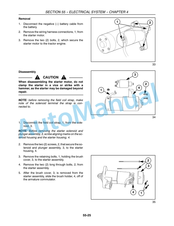 New Holland TC29DA, TC33DA Tractor Repair Manual 87057411 5 New Holland TC29DA, TC33DA Tractor Repair Manual 87057411-5