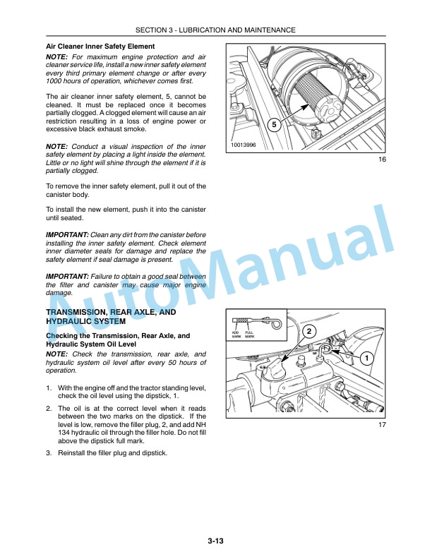 New Holland TC30 Tractor Operation and Maintenance Manual 87544702 4 New Holland TC30 Tractor Operation and Maintenance Manual 87544702-4