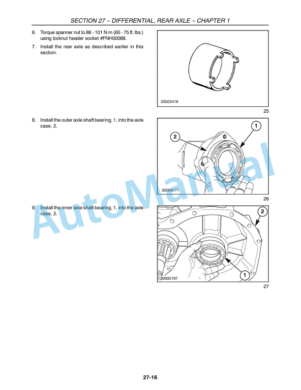 New Holland TC30 Tractor Repair Manual 87021726 5 New Holland TC30 Tractor Repair Manual 87021726-5