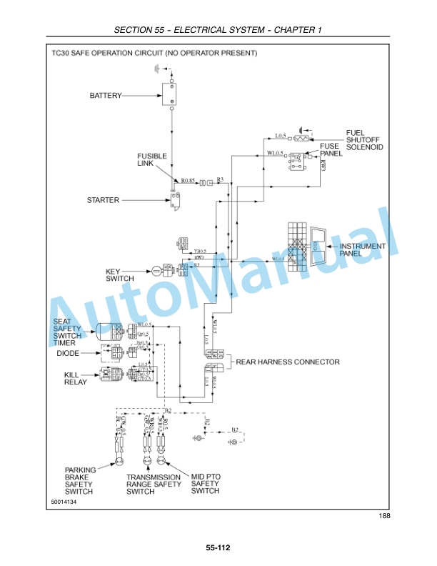 New Holland TC30 Tractor Repair Manual 87021727 5 New Holland TC30 Tractor Repair Manual 87021727 - Image 5
