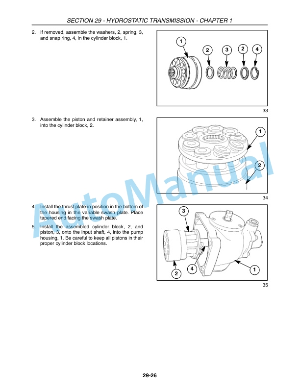 New Holland TC30 Tractor Repair Manual 87059164-5