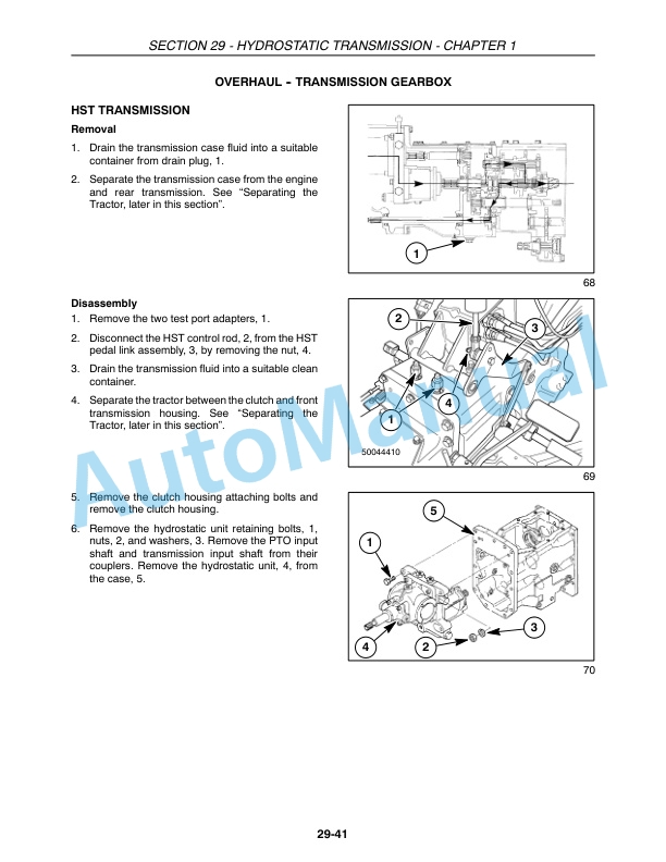 New Holland TC30 Tractor Repair Manual 87361959 3 New Holland TC30 Tractor Repair Manual 87361959 - Image 3