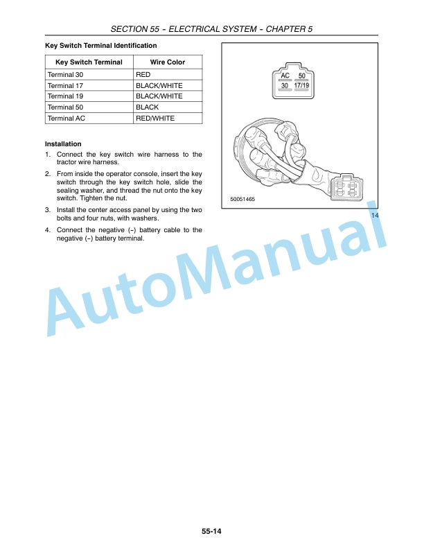 New Holland TC30 Tractor Repair Manual 87361959 5 New Holland TC30 Tractor Repair Manual 87361959 - Image 5
