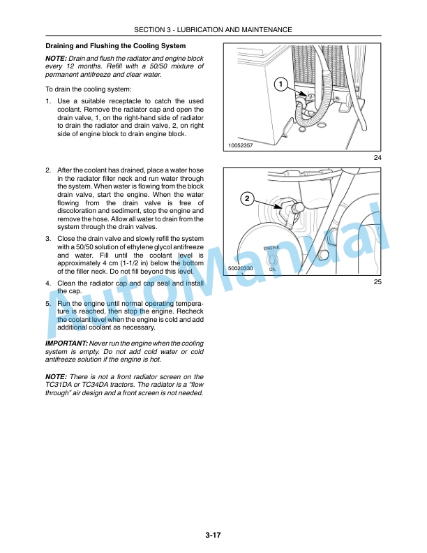 New Holland TC31DA, TC34DA Tractor Operation and Maintenance Manual 87544698 4 New Holland TC31DA, TC34DA Tractor Operation and Maintenance Manual 87544698-4