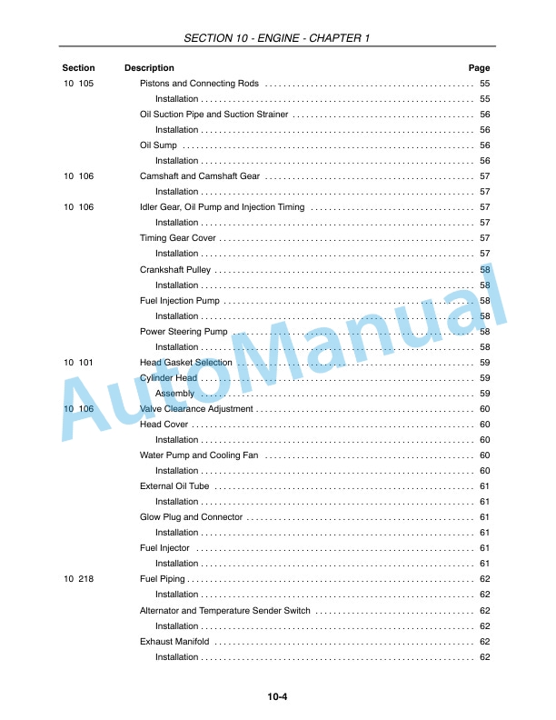 New Holland TC31DA, TC34DA Tractor Repair Manual 87531022 2 New Holland TC31DA, TC34DA Tractor Repair Manual 87531022-2