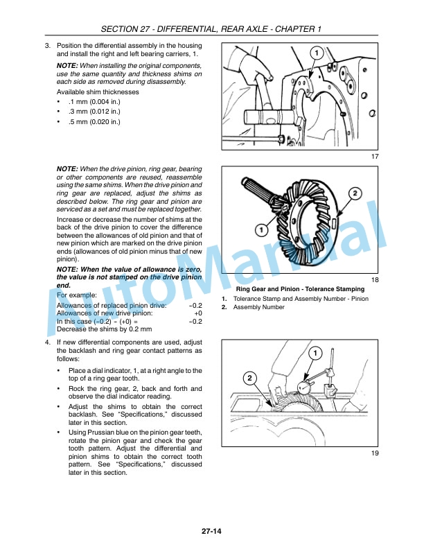 New Holland TC31DA, TC34DA Tractor Repair Manual 87531023 4 New Holland TC31DA, TC34DA Tractor Repair Manual 87531023-4