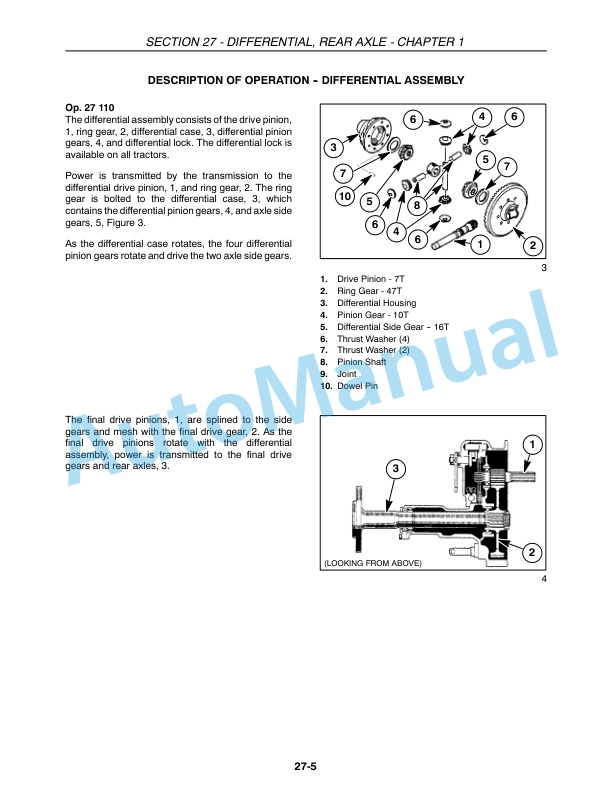 New Holland TC31DA, TC34DA Tractor Repair Manual 87531026 3 New Holland TC31DA, TC34DA Tractor Repair Manual 87531026 - Image 3