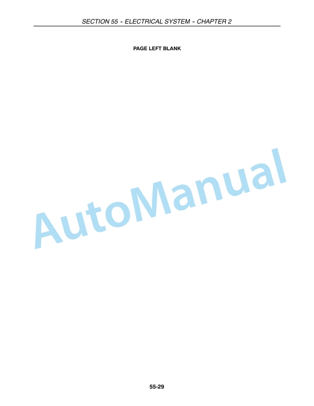 New Holland TC31DA, TC34DA Tractor Repair Manual 87531026 5 New Holland TC31DA, TC34DA Tractor Repair Manual 87531026 - Image 5