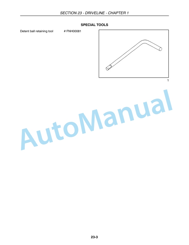 New Holland TC35A, TC35DA, TC40A, TC40DA, TC45A, TC45DA Tractor Repair Manual 87054261 3 New Holland TC35A, TC35DA, TC40A, TC40DA, TC45A, TC45DA Tractor Repair Manual 87054261-3