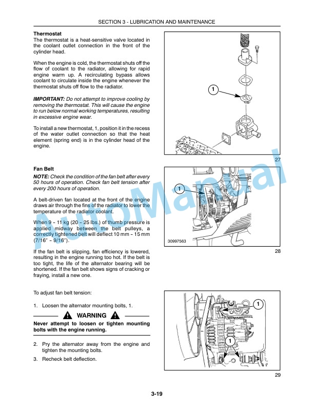 New Holland TC35DA, TC40DA, TC45DA Tractor Operation and Maintenance Manual 87300515 4 New Holland TC35DA, TC40DA, TC45DA Tractor Operation and Maintenance Manual 87300515-4