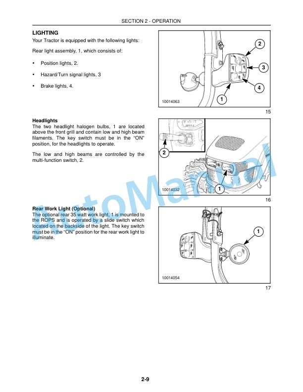 New Holland TC40D, TC50D Tractor Operation and Maintenance Manual 86627597 2 New Holland TC40D, TC50D Tractor Operation and Maintenance Manual 86627597-2