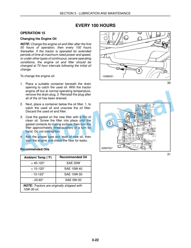 New Holland TC40D, TC50D Tractor Operation and Maintenance Manual 86627597 4 New Holland TC40D, TC50D Tractor Operation and Maintenance Manual 86627597-4