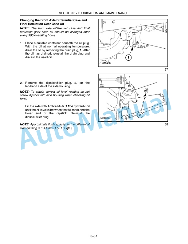 New Holland TC48DA, TC55DA Tractor Operation and Maintenance Manual 87544704 5 New Holland TC48DA, TC55DA Tractor Operation and Maintenance Manual 87544704-5