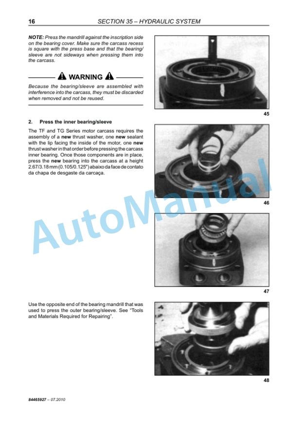 New Holland TC5070 Combine Service Manual 84465927 3 New Holland TC5070 Combine Service Manual 84465927 - Image 3