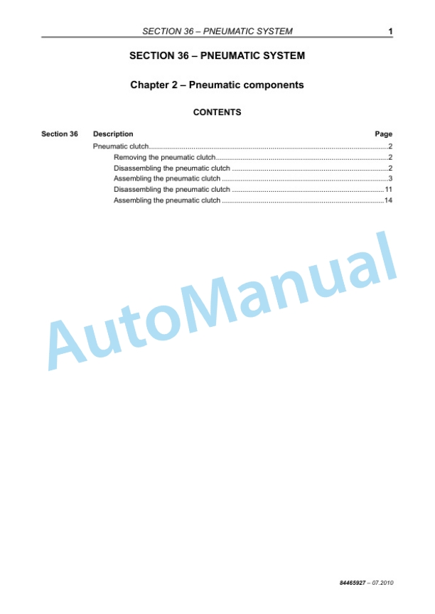 New Holland TC5070 Combine Service Manual 84465927 4 New Holland TC5070 Combine Service Manual 84465927 - Image 4