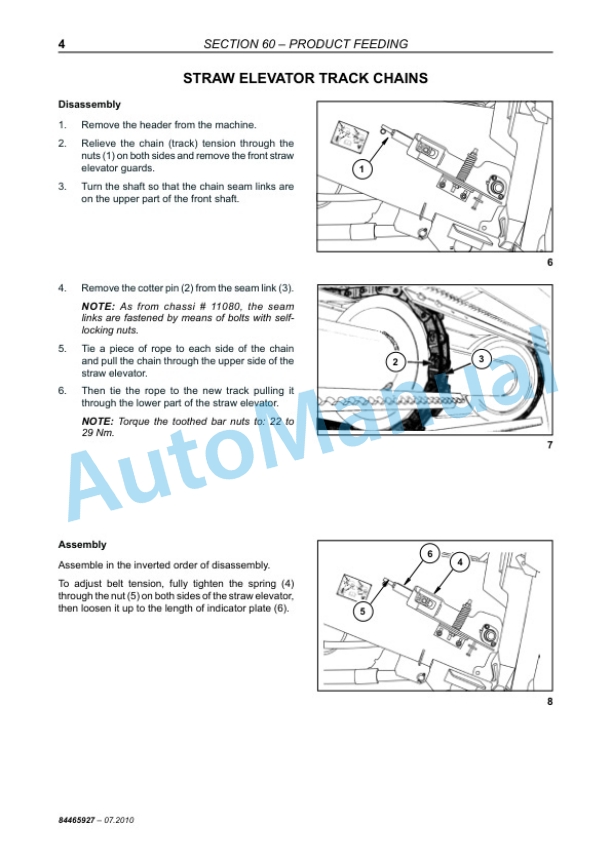 New Holland TC5070 Combine Service Manual 84465927 5 New Holland TC5070 Combine Service Manual 84465927 - Image 5