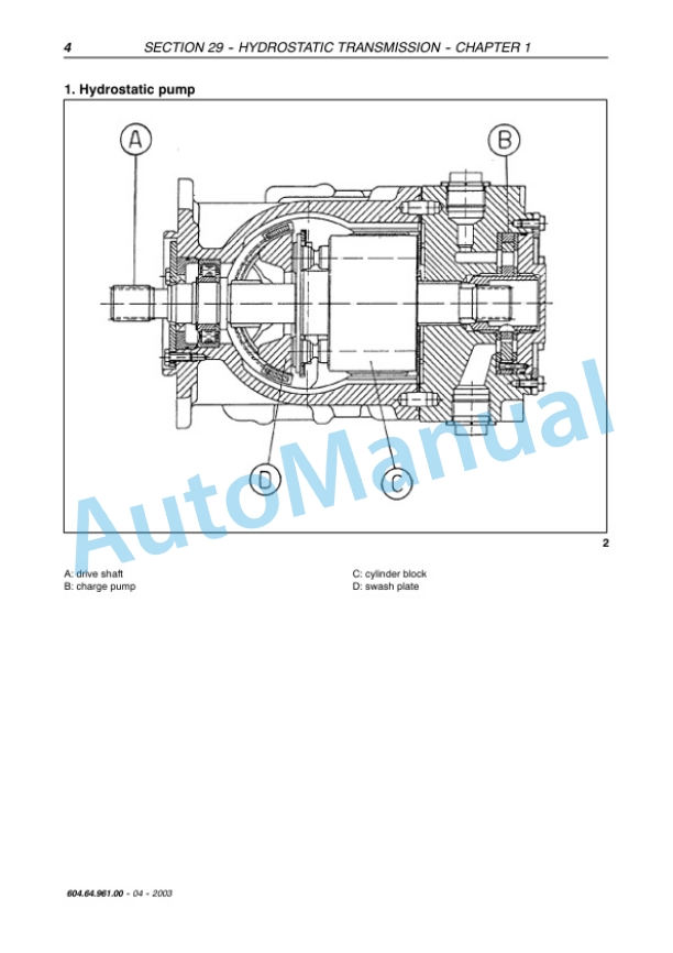 New Holland TC54, TC56, AL59 Combine Repair Manual 6046496100 3 New Holland TC54, TC56, AL59 Combine Repair Manual 6046496100 - Image 3