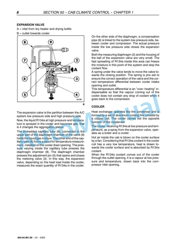 New Holland TC54, TC56, AL59 Combine Repair Manual 6046496100 4 New Holland TC54, TC56, AL59 Combine Repair Manual 6046496100 - Image 4