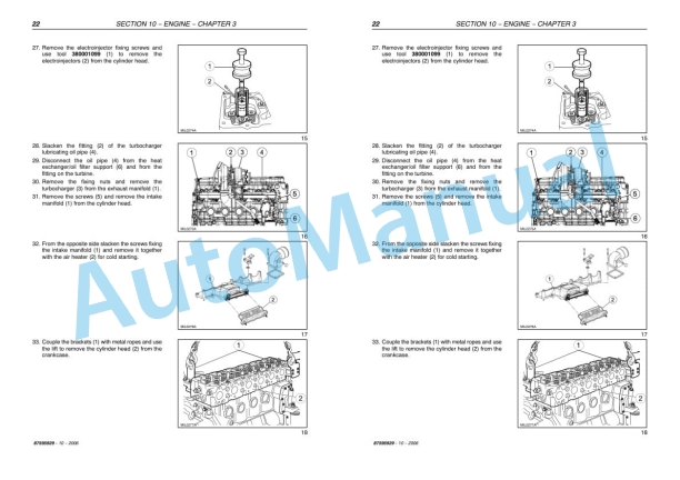 New Holland TC54, TC56, AL59 Combine Repair Manual 87595929 2 New Holland TC54, TC56, AL59 Combine Repair Manual 87595929-2