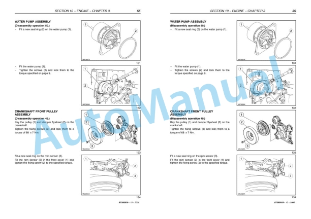 New Holland TC54, TC56, AL59 Combine Repair Manual 87595929 3 New Holland TC54, TC56, AL59 Combine Repair Manual 87595929-3
