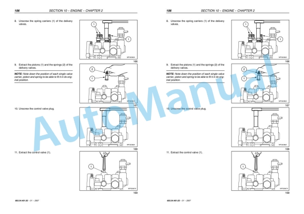 New Holland TCE40, TCE45, TCE50 Service Manual 6035440103 4 New Holland TCE40, TCE45, TCE50 Service Manual 6035440103-4